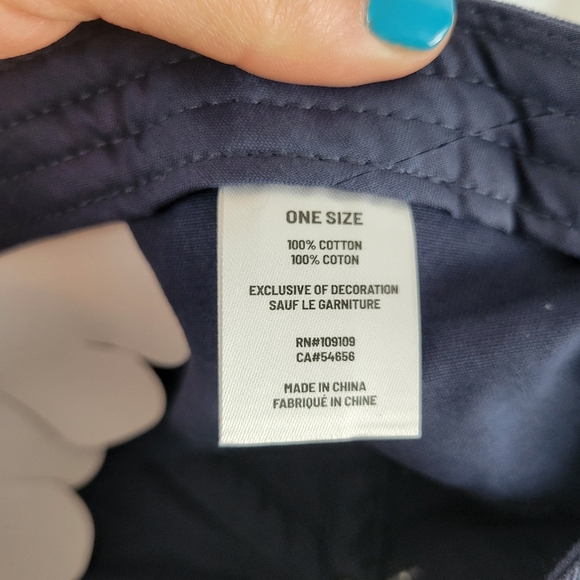 NEW Life Is Good Good Vibes Baseball Hat Cap Blue 100% Cotton - Picture 4 of 5